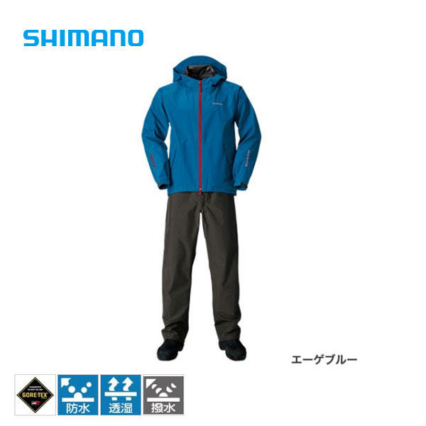 最終　シマノ　SHIMANO ベーシックスーツ　GORE-TEX RA-017R 楽天市場】シマノ(Shimano) RA-017R GORE-TEXベーシックスーツ
