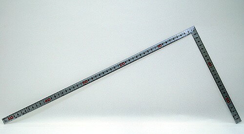 シンワ測定 曲尺 同厚併用シルバー50cm裏面1尺5寸名作赤数字入 10638