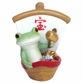 drawerplus/Copeau コポー 宝船とカエル/72978 07 店舗ディスプレイ・店内装飾 冬のディスプレイ お正月ディスプレイ