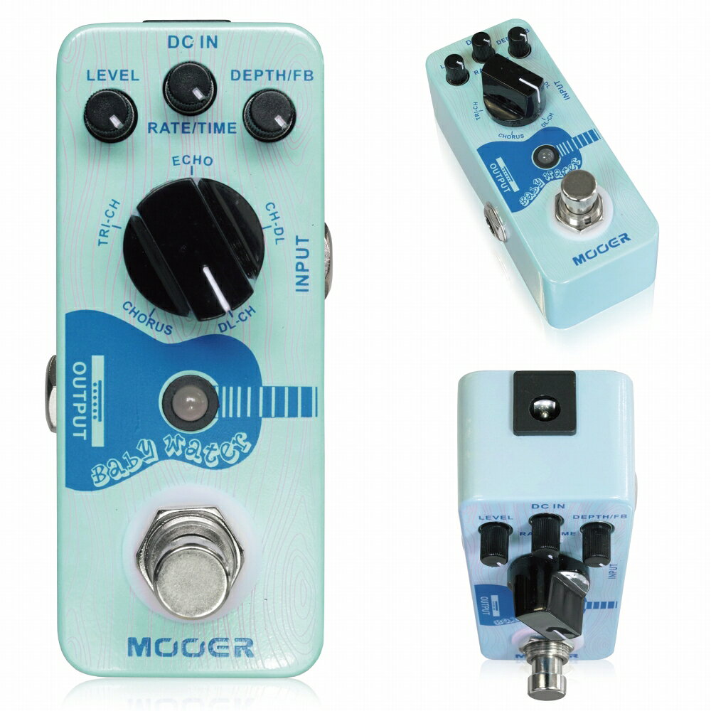 Mooer Baby Water アコースティック用コーラス ディレ ギターエフェクター