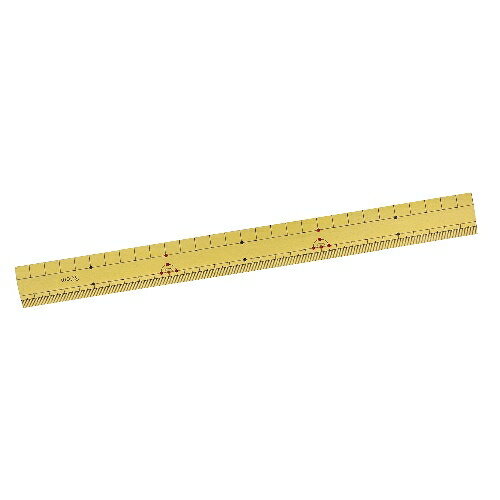 定規　アクリル　かんなし　4センチ 製図用定規 シンワ 三角回転スケール/15cm/SKS-15 – GOOD DESIGN