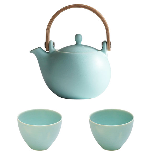 結 YUI 土瓶急須 浅葱 30583