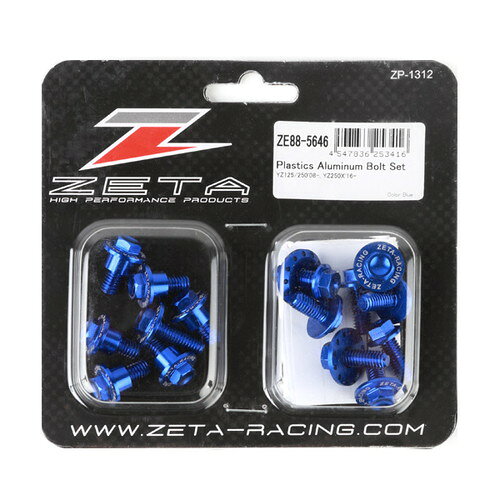 ZETA RACING ジータ レーシング 外装アルミボルトキット YZ125 YZ250 YZ250X YZ125X YAMAHA ヤマハ 汎用ボルト・ネジ
