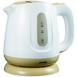 ORIGINAL BASIC｜オリジナルベーシック コードレス電気ケトル ベージュ SDKD10BK-BE 1.0L
