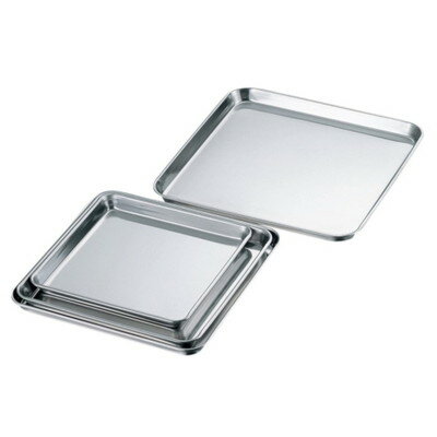 赤川器物製作所 77034 ステン正角盆34cm