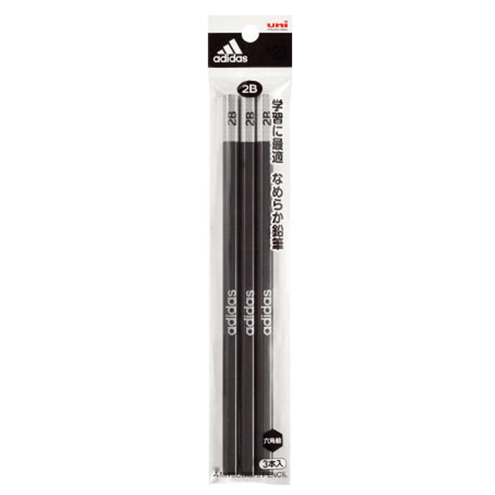 楽天市場】三菱鉛筆 三菱鉛筆adidas 鉛筆 AI04 黒金 2B 3P