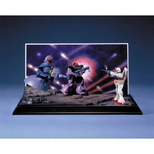 楽天市場】バンダイ 1／250 ガンダム情景模型 ジャブローに散る