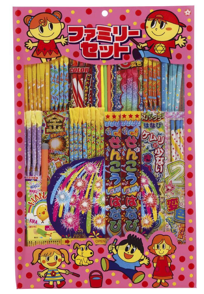 楽天市場】若松屋 ファミリーセット No.1000 (手持ち花火セット