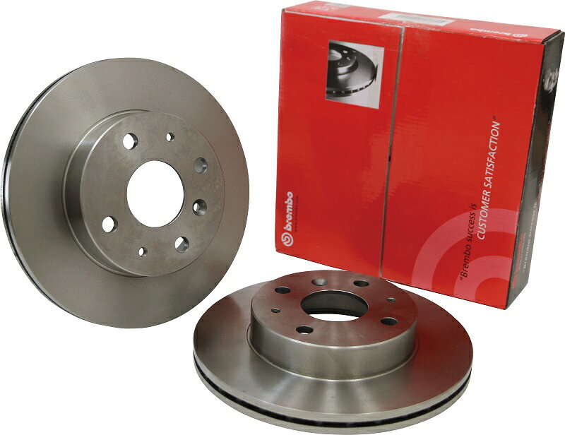 Brembo ブレンボ ブレーキディスク ローター フロント左右セット VOLKSWAGEN POLO 9N 型式 9NBBY 9NBKY 9NBUD 9NBTS 年式02/06～09/09 品番09.7011.10