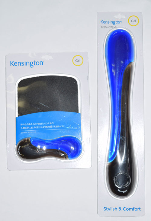 Kensington GEL Wave ケンジントン マウスパッドリストレスト /ブルー K62-BL
