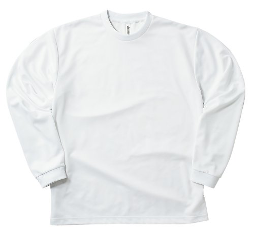glimmer グリマー 4．4オンスALTドライロングスリーブTシャツ 00304－3L ホワイト 001 サイズ：3L