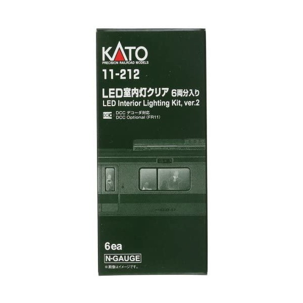 KATO 11-222 LED室内灯クリア E26系 カシオペア用12両分入 sunlife_01-11-222