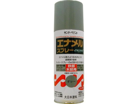 サンデーペイント 4906754038763 エナメルスプレーexceed グレー 420M SPエナメルスプレーEX sundaypaint 日用品
