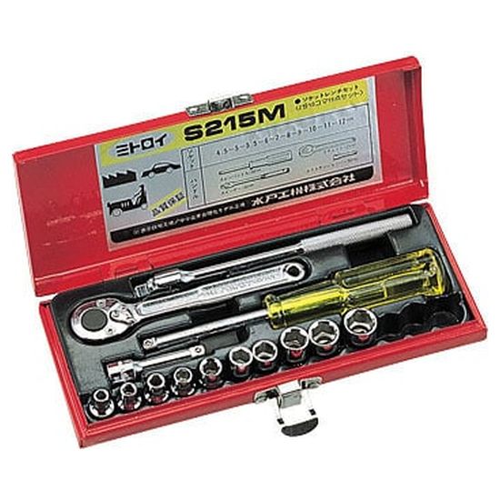 ミトロイ/MITOLOY 1/2”(12.7mm) ソケットレンチセット 13コマ18