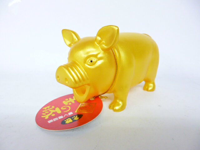 楽天市場】Pirates Factory Boo豚 泣く縁起豚 金の豚 小 | 価格比較