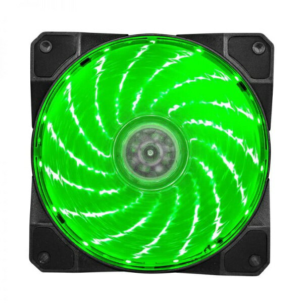 OWLTECH｜オウルテック LED付きNEWケース用ファン 120mm グリーン OWL-FE1225LL2-GN