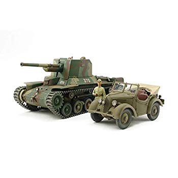 楽天市場】タミヤ 1／35 日本陸軍一式砲戦車・くろがね四起セット