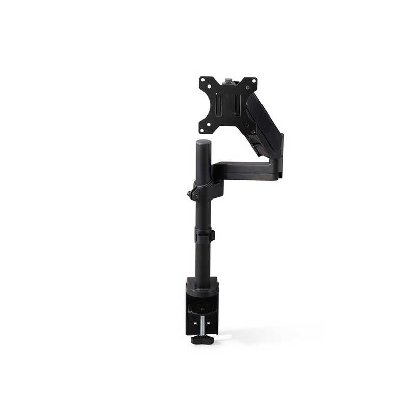 IRIS OHYAMA｜アイリスオーヤマ モニターアーム 1画面 /17～32インチ ガススプリング式 ランプ式・グロメット式兼用 LUCA ブラック DA-5065