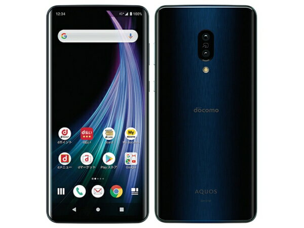 楽天市場】シャープ SHARP 楽天モバイル AQUOS R5G アースブルー 12GB