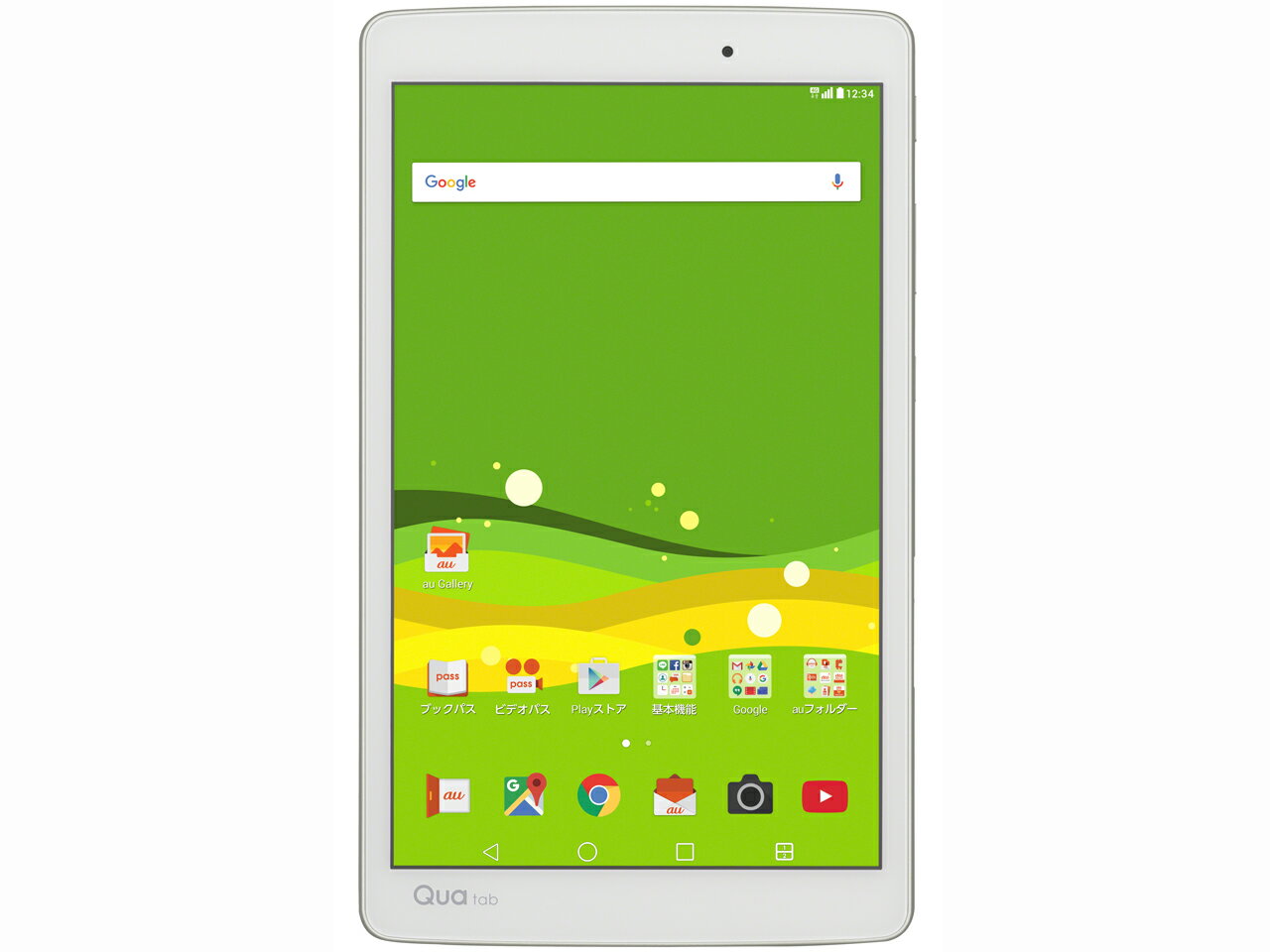 Qua tab pz LGT32 Android タブレット ホワイト LGエレクトロニクス LGT32 Qua tab PZ 白 [White] au 新品 未
