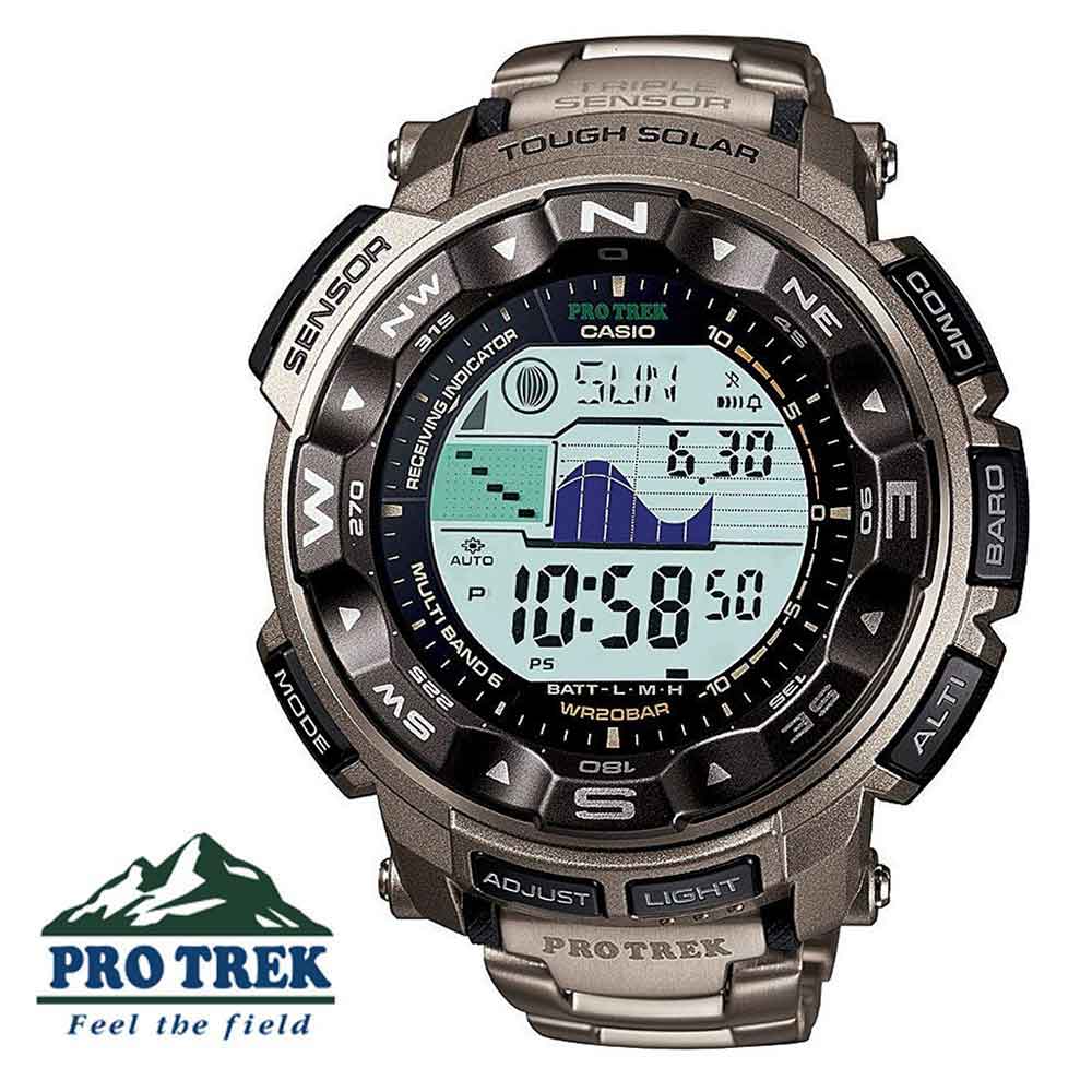 楽天市場】カシオ計算機 CASIO PROTREK 海外モデル トリプルセンサー