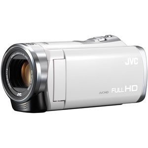 jvc ケンウッド Everio gz-f55k ホワイト美品 JVCケンウッド Everio GZ-F55K-W （ホワイト） ビデオカメラ本体 - 最