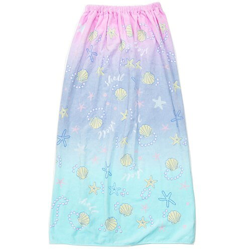 パールシェル ラップタオル 丸眞 サマーレジャー用品 海プール 着替えタオル 女性用グッズ