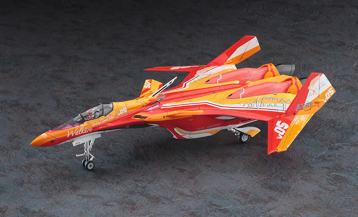 ハセガワ マクロスシリーズ 劇場版マクロスデルタ VF-31F ジークフリード メッサー機/ハヤテ搭乗機 w/リル・ドラケン 1/72スケール プラモデル 6 z2zed1b VF-31F ジークフリード メッサー機/ハヤテ搭乗機 w/リル