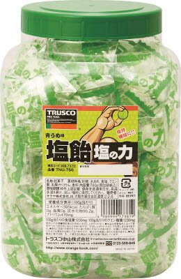 ＴＲＵＳＣＯ　塩飴　塩の力　７５０ｇ　青梅味　ボトルタイプ