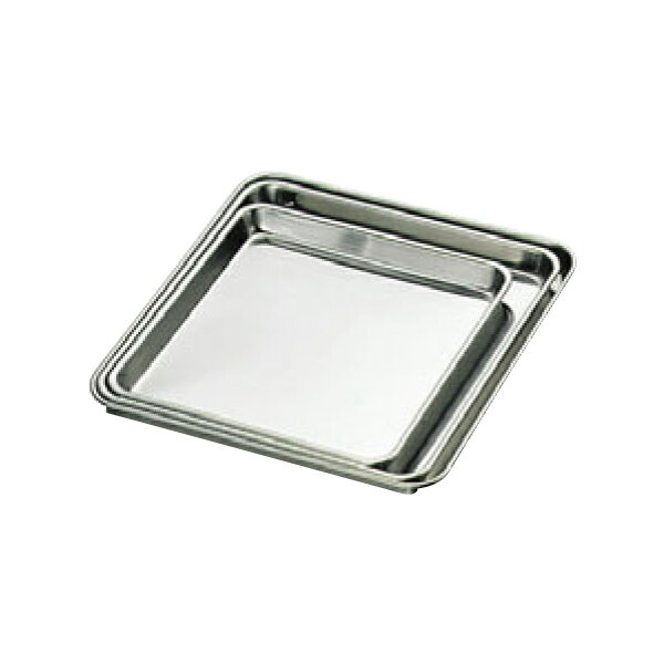 4997956121049 大屋金属 CLO 18－0正角盆 34cm クローバー 大屋製作所 ステンレス正方皿 丸山ステンレス