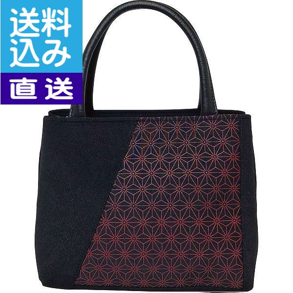 楽天市場】ラジルマ 京都三昌 京友禅手提げミニバッグ 黒×赤 63188－03