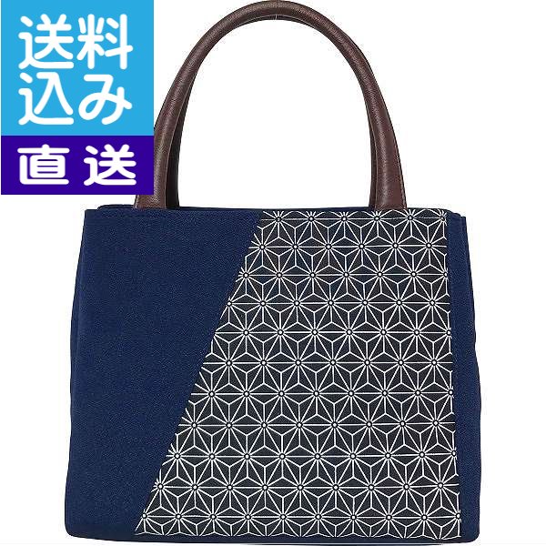 楽天市場】ラジルマ 京都三昌 京友禅手提げミニバッグ 紺×白 | 価格