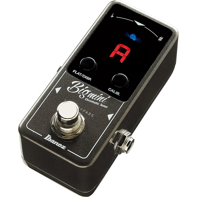 アイバニーズ Ibanez BIGMINI エレキ ギター＆ベース用省スペース設計クロマチック ペダル チューナー K