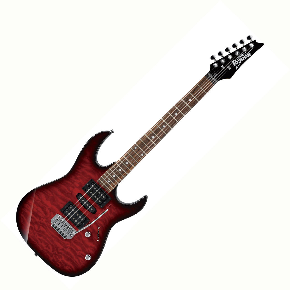 Ibanez アイバニーズ GIO Series GRX70QA-TRB Transparent Red Burst