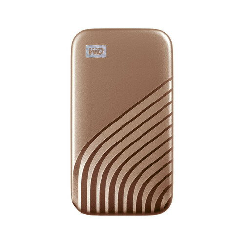 WESTERN DIGITAL｜ウェスタン デジタル WDBAGF0010BGD-JESN 外付けSSD USB-C＋USB-A接続 My Passport SSD 2020 Hi-Speed Mac/Win対応 PS5/PS4対応 ゴールド 1TB /ポータブル型