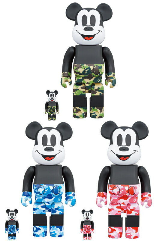 楽天市場】メディコム・トイ BE@RBRICK BAPE MICKEY MOUSE 1000