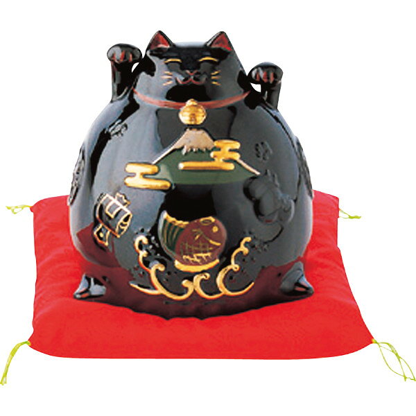 楽天市場】元林 Kat Banker キャットバンカー 42282 黒猫 貯金箱