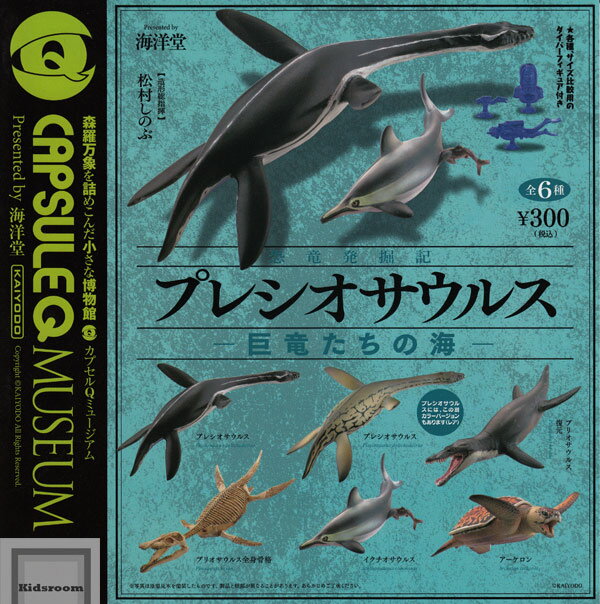 楽天市場】海洋堂 カプセルQミュージアム 恐竜発掘記 プレシオサウルス