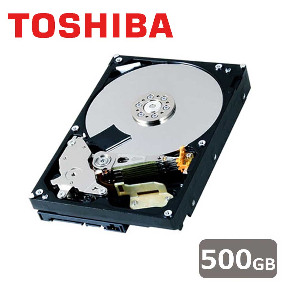 TOSHIBA 東芝 DT01-Vシリーズ 監視カメラ/NAS向け 3.5インチ 内蔵ハードディスク 500GB 簡易パッケージ SATA6Gb/s 32MiB 5700rpm 3年保証 DT01ABA050V