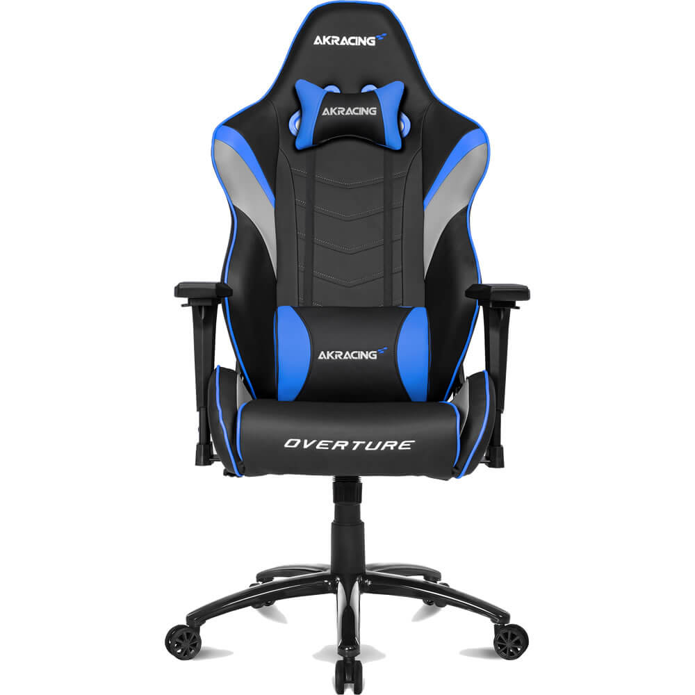 AKRACING OVERTURE-BLUE ゲーミングチェア シート W390xD525xH1290～1365mm Overture ブルー
