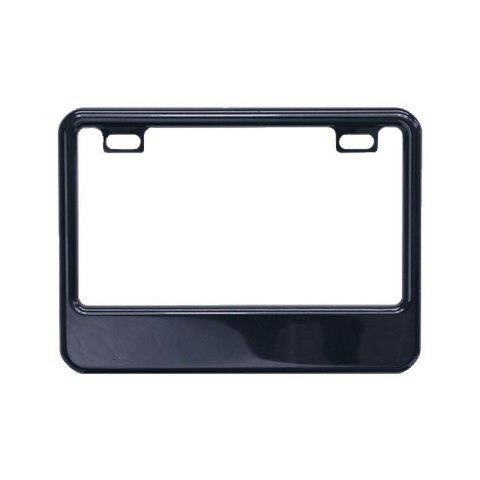 MOON EYES ムーンアイズ ナンバープレート関連 ライセンスフレーム カラー：ブラック ロゴなし