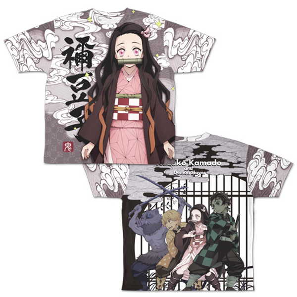 楽天市場】コスパ 鬼滅の刃 堕姫＆妓夫太郎 リバーシブルTシャツ/WHITE