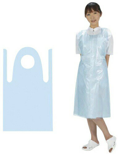 ディスポーサブルプラスチックエプロン ピンク me-35p 11705004   オカダ