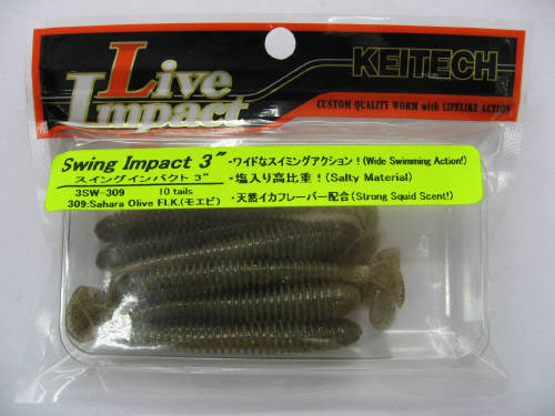 ケイテック(KEITECH) ライブインパクト SWING・IMPACT(スイングインパクト) 3″3SW309