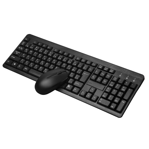 FREEWAY WL-KB01BK/WL-M01BK ブラック ワイヤレスキーボード/ワイヤレスマウスセット