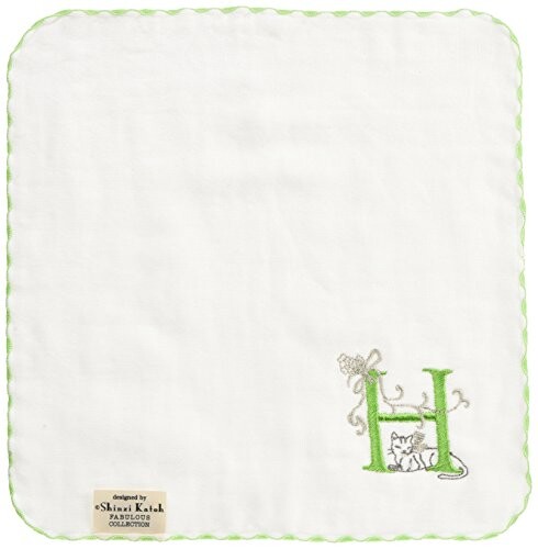 シンジカトウ イニシャルごこち タオルチーフ H柄 SKTC103-02