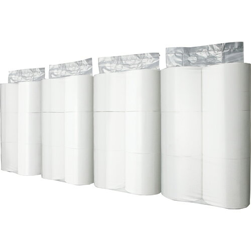 大塚商会 TANOSEE トイレットペーパー シングル 芯なしパック入 130m 24ロール TS1324P