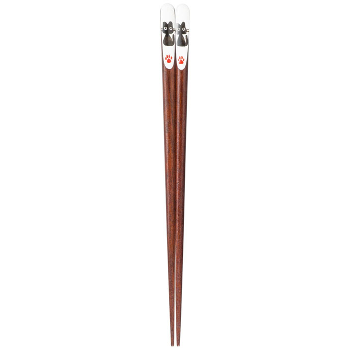イシダ 一双 箸 会津蒔絵ネコのマナザシ 20.5cm 38670 1180885