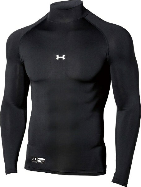 UNDER ARMOUR メンズ 野球 ヒートギアアーマー コンプレッション ロングスリーブ モック ブラック 1358645 001