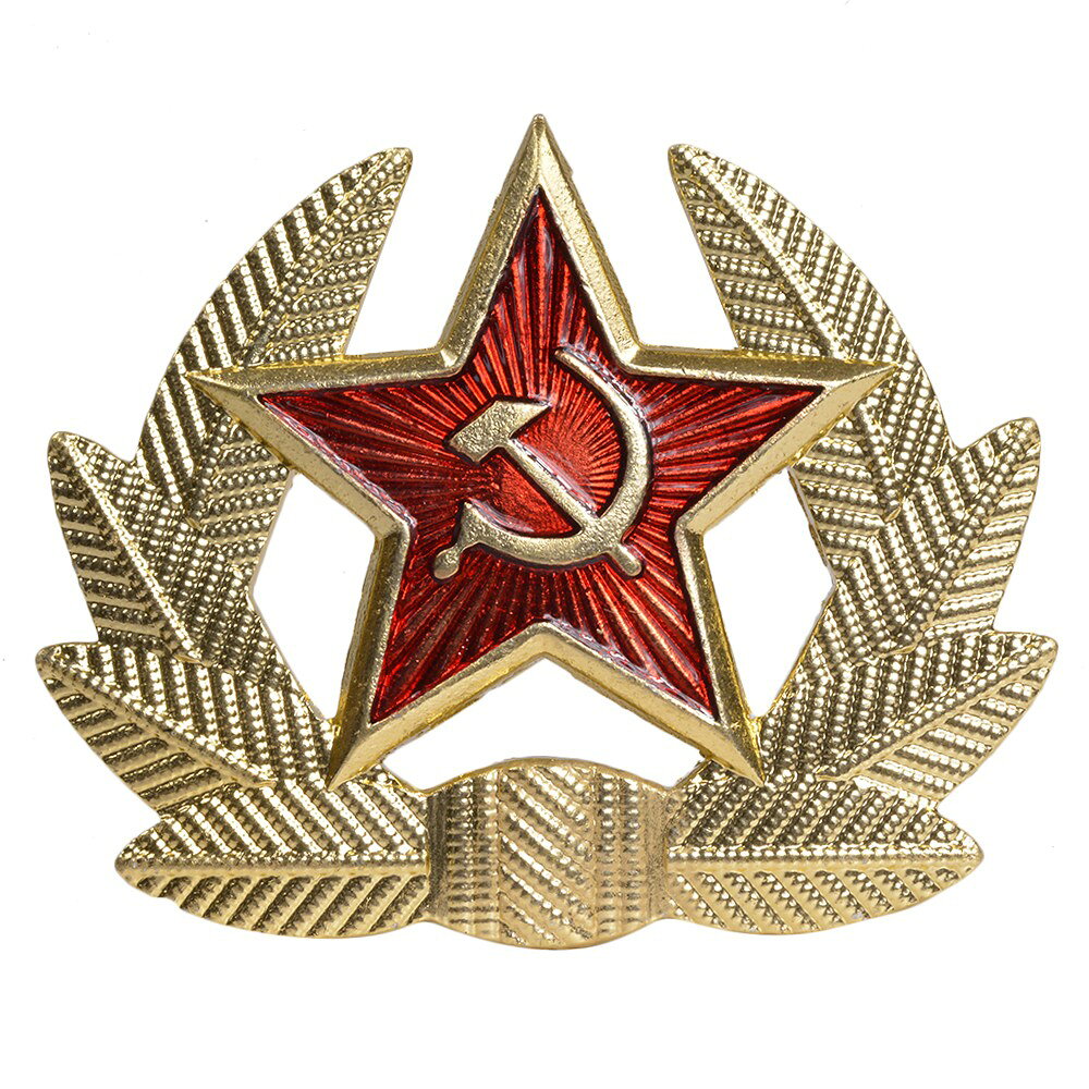楽天市場】デジスト ロシア軍放出品 バッジ 帽章 ソ連標章 ウシャンカ